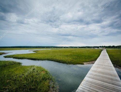 Sandwich boardwalk salt marsh Sandwich boardwalk salt marsh